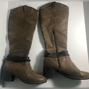 Nicole Brand Knee High Boots Used Size 8